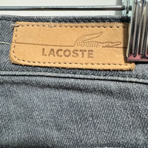 Lacoste Classic Gray Straight Jeans - Picture 8 of 12